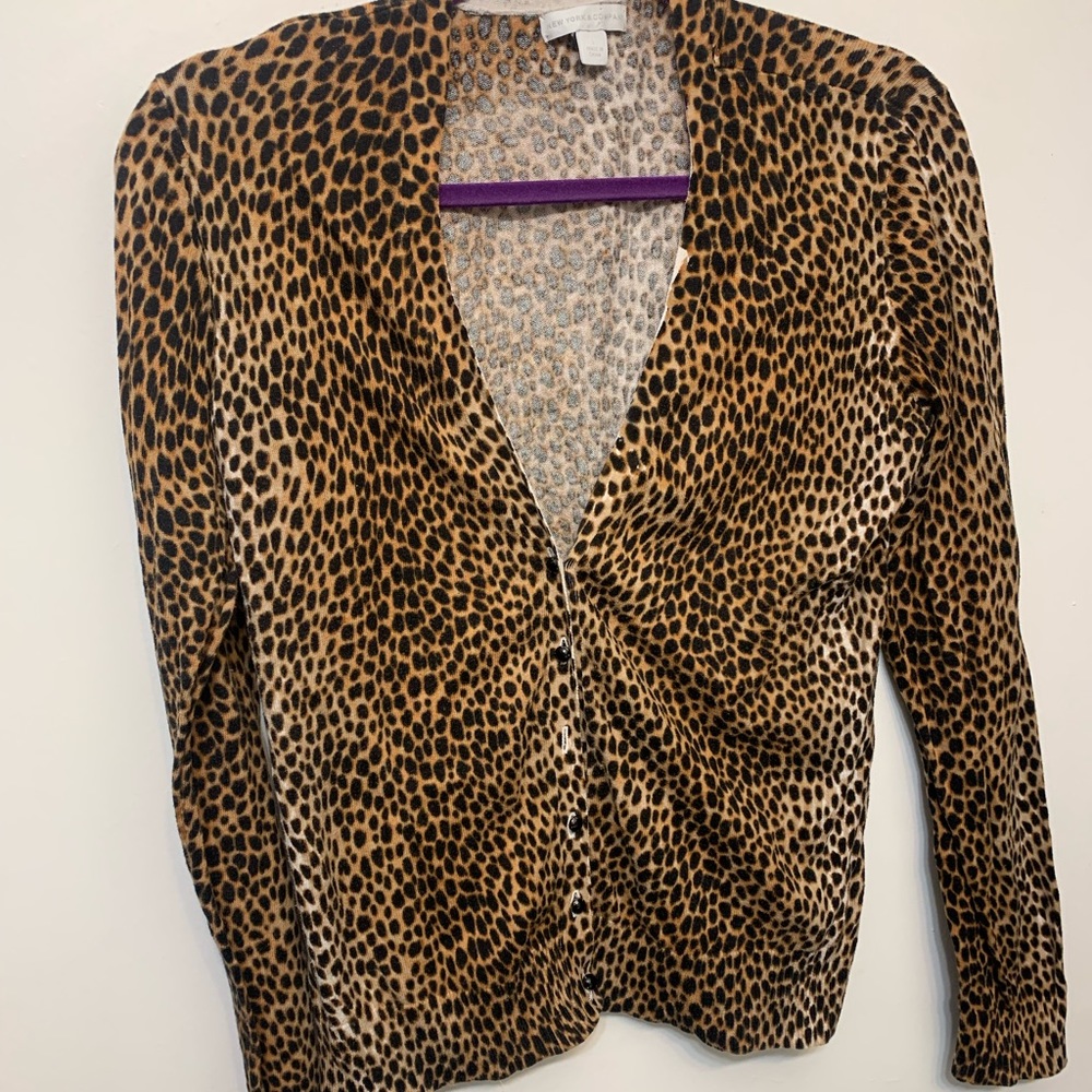 Vintage cheetah cardigan